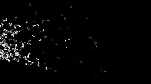 Glass particle