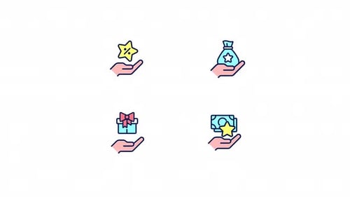 Animated Benefits Color Ui Icons