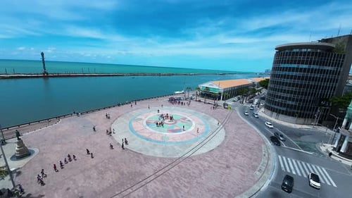 Ground Zero Square At Recife In Pernambuco Brazil.