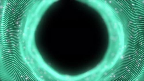 Digital glowing particles background