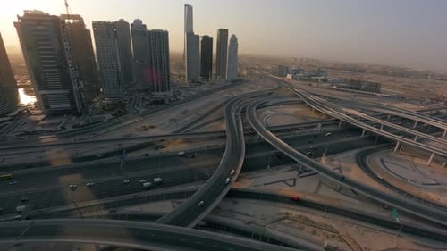 Traffic Flows Fast on Dubai Highways