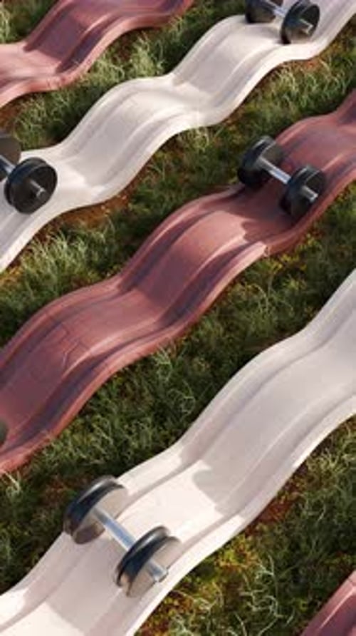 Animación 3D Slide Balls Loop