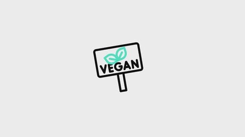 Vegan Animated Icon