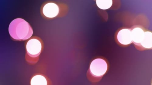 Fondo borroso abstracto estilo bokeh azul neón y morado de los años 90