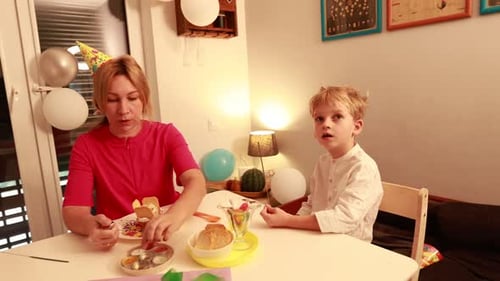 Birthday Celebration With Family At Home