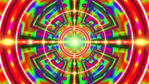 Symmetrical Trippy Visual Art
