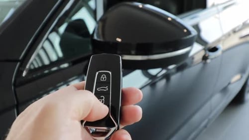 Car Lock and Unlock with luxury key and Flashing signal lights