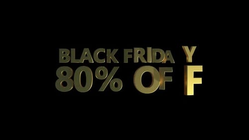 Black Friday 80% Off