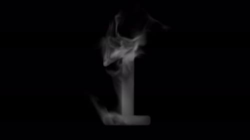 Animated Smoke Reveal for Number One