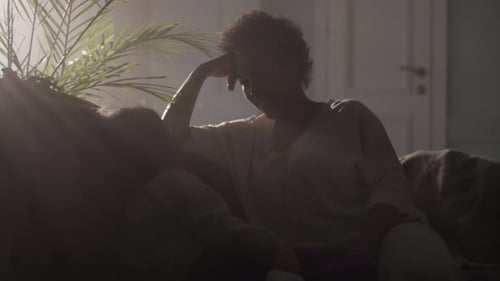 Relaxing at Home, Family Conversation