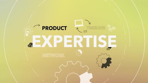 Infographic Multiple Titles With Icons Animation Information Expertise