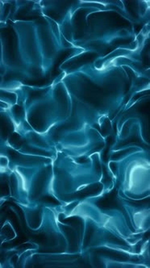 Deep Blue Ocean Water Abstract Background Loop