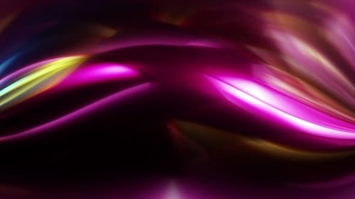Dynamic Magenta Abstract Fluid Waves Background Loop