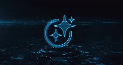 Futuristic Digital Tech Logo Reveal Intro Opener