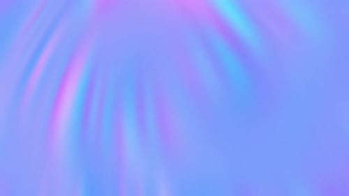 Abstrakter ätherischer Hintergrund mit verschwommenen Lichtstrahlen, die in einem holographischen Gradienten fließen