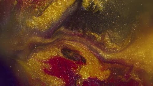 Shiny Blend Ink Blur Oil Texture Sparkling Water