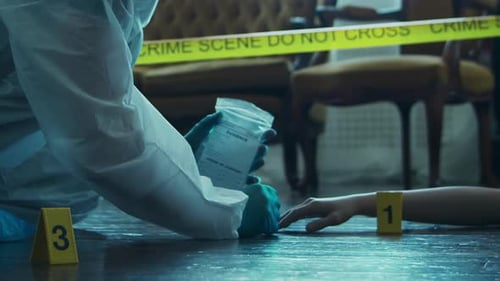 Crime Scene Investigation Collecting Evidence