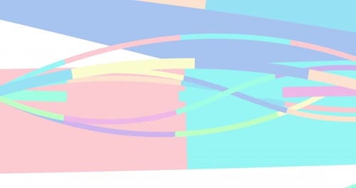 Abstract Line Animation Geometric Shapes Loop Line Motion Pattern or Background Diverging Paths