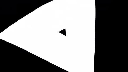 Flat Design Triangle Shape Reveal