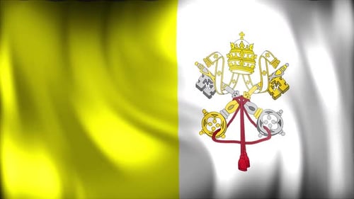 Boucle du drapeau de la Cité du Vatican