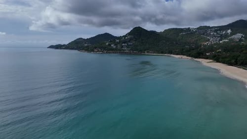 Aerial View of Koh Samui Coastal Area