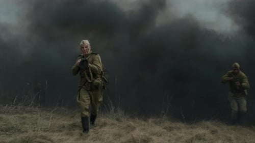 Soviet Troops On Battlefield