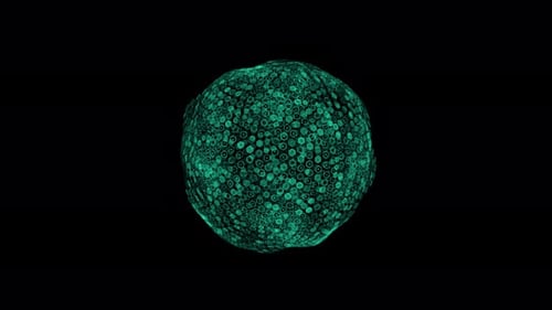 3D Liquid Fantasy Sphere | 4K