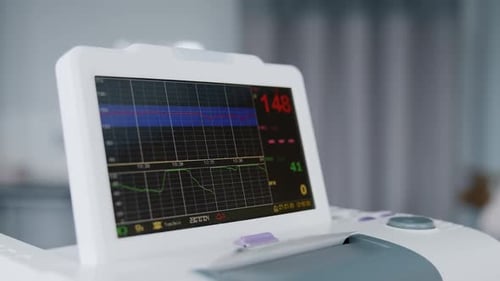 Modern hospital equipment for healthcare. Professional pregnancy ward.