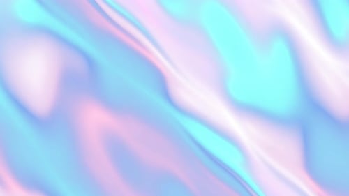 Abstract Flowing Holographic Color Gradient Background Loop