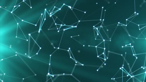 Animated Abstract Plexus Network Background Loop