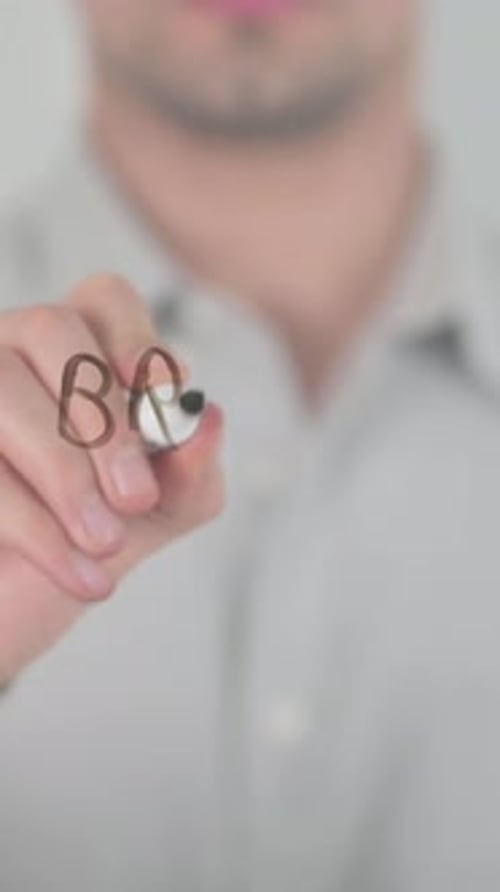 Bright Future, Écrire à l'écran avec la main, Vidéo verticale
