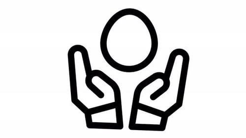 incubator line icon animation