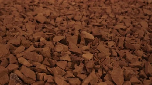 Close Up of Pile of Dry Instant Coffee