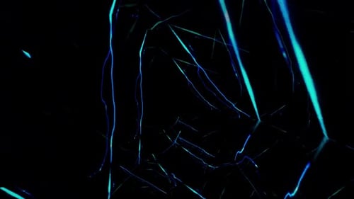Abstract Electric Tunnel Digital Rendering