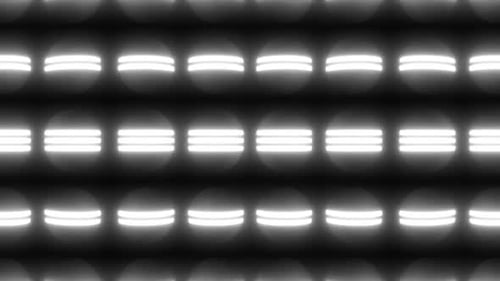 Dynamic neon light pattern with abstract movement against a dark background