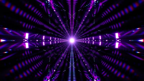 Vj Loop of Random Flashing Neon Light Rays