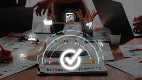 Collaboration d'équipe et productivité dans un espace de travail moderne intégrant l'analyse numérique et Progress T