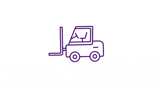 Animated Forklift lcon