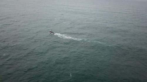 fishing boat at deep seas