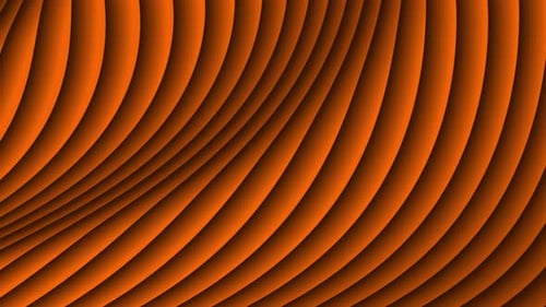 Dynamic Orange Curved Lines Abstract Background Animation