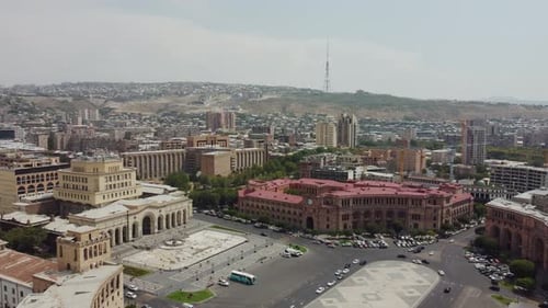 Aerial view of the Yerevan