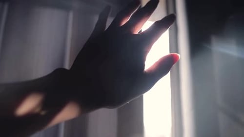 Cinematic And Majestic View Of Sunlight from Window