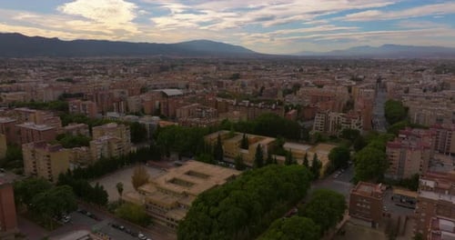 Aerial View of Murcia City Centre Spain