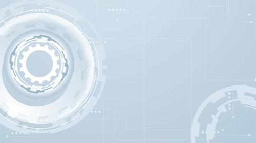 Circuit imprimé blanc Future Background Technology Circle