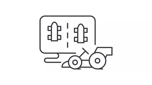 Animated Icon of Kart Racing Game on Monitor