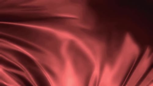 Abstract Red Fluid Flowing Motion Background