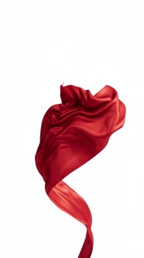 Flowing wave cloth curve line with alpha channel