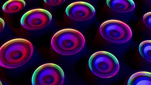 Endless Colorful Speaker Amplifier Audio Speakers