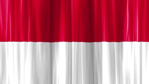 Seamless Looping Waving Flag Background Animation