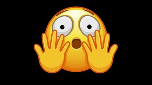 Scared Animated Emoji
